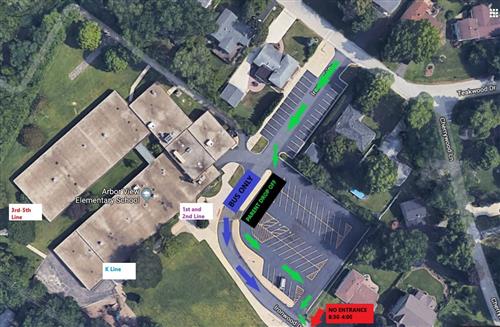 Arbor View pick up and drop off routes 